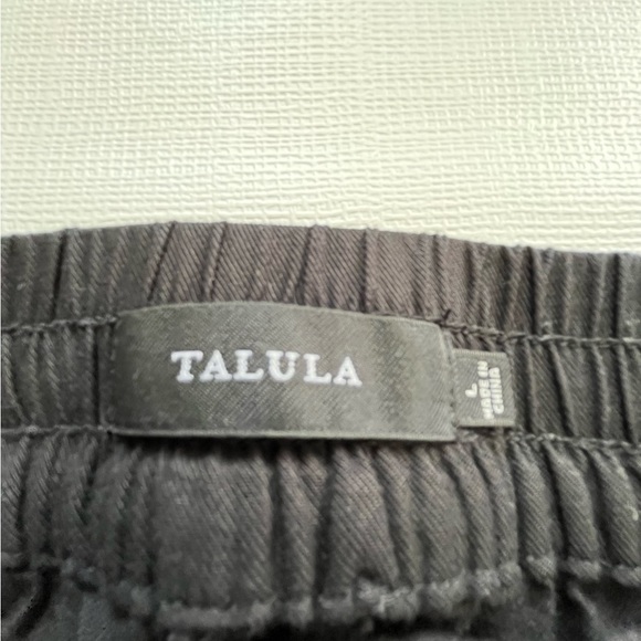 Talula Aritzia Joggers Relaxed Rayon Black Sz L - Picture 11 of 12
